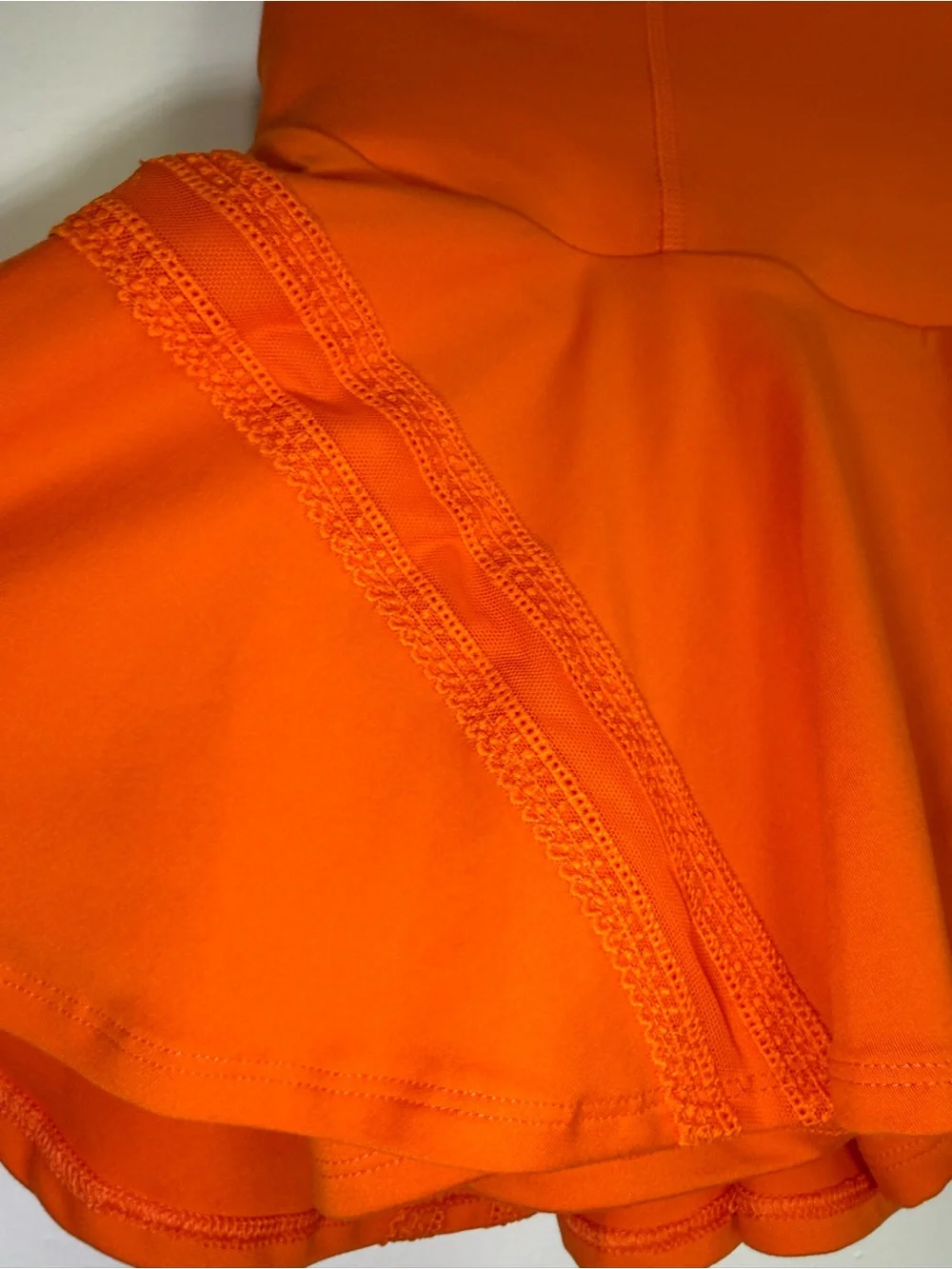 FP Movement Pleats & Thank You Orange Athletic Tennis Skort Preppy Sporty XS